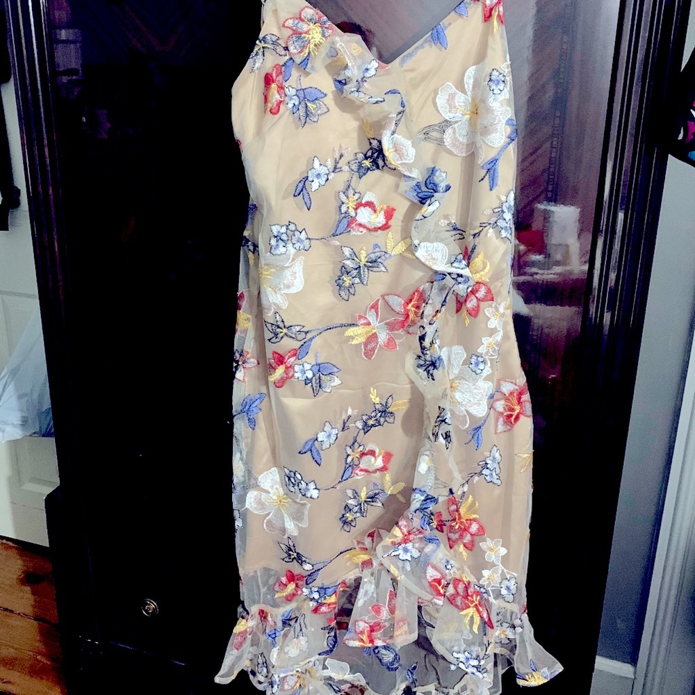 A.B.S. Embroidered dress